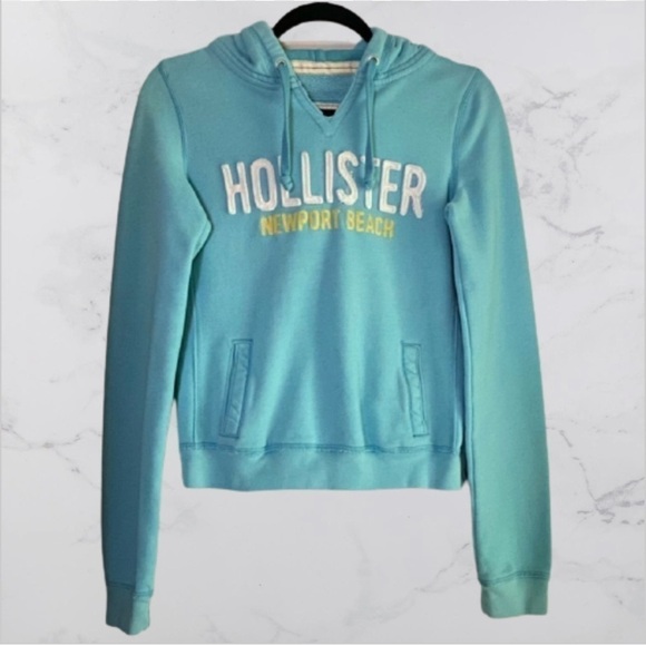 Hollister Tops - Hollister Aqua Hoodie​​​​​​​​​​​​​​​​​​​​​​​​​​​
